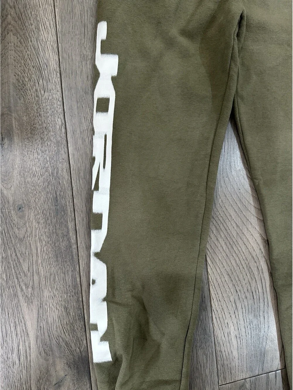 Jordan Flight MVPfleece Pants Large 12-13 Years Old Medium Olive Green